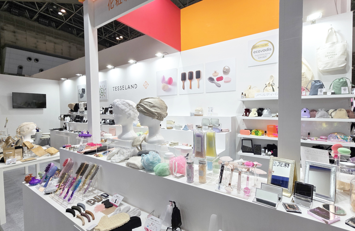 2025年1月：第15回 化粧品開発展 テッセランド株式会社様ブース