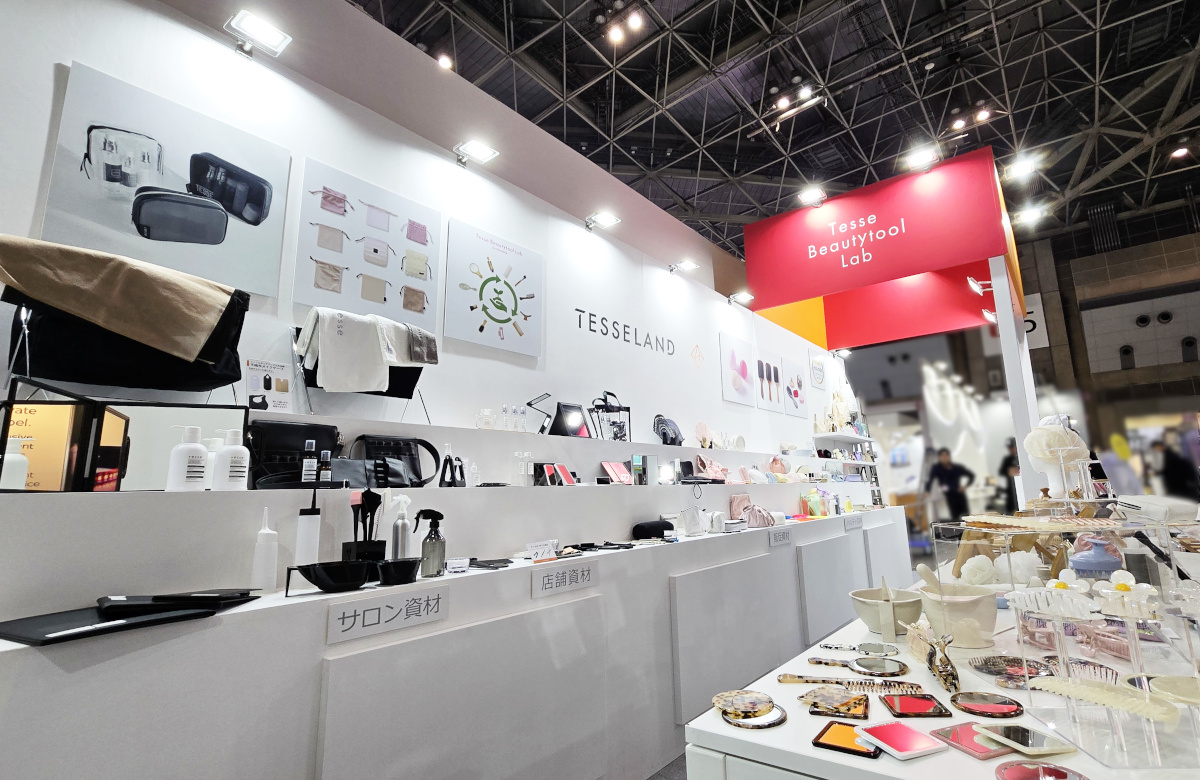 2025年1月：第15回 化粧品開発展 テッセランド株式会社様ブース
